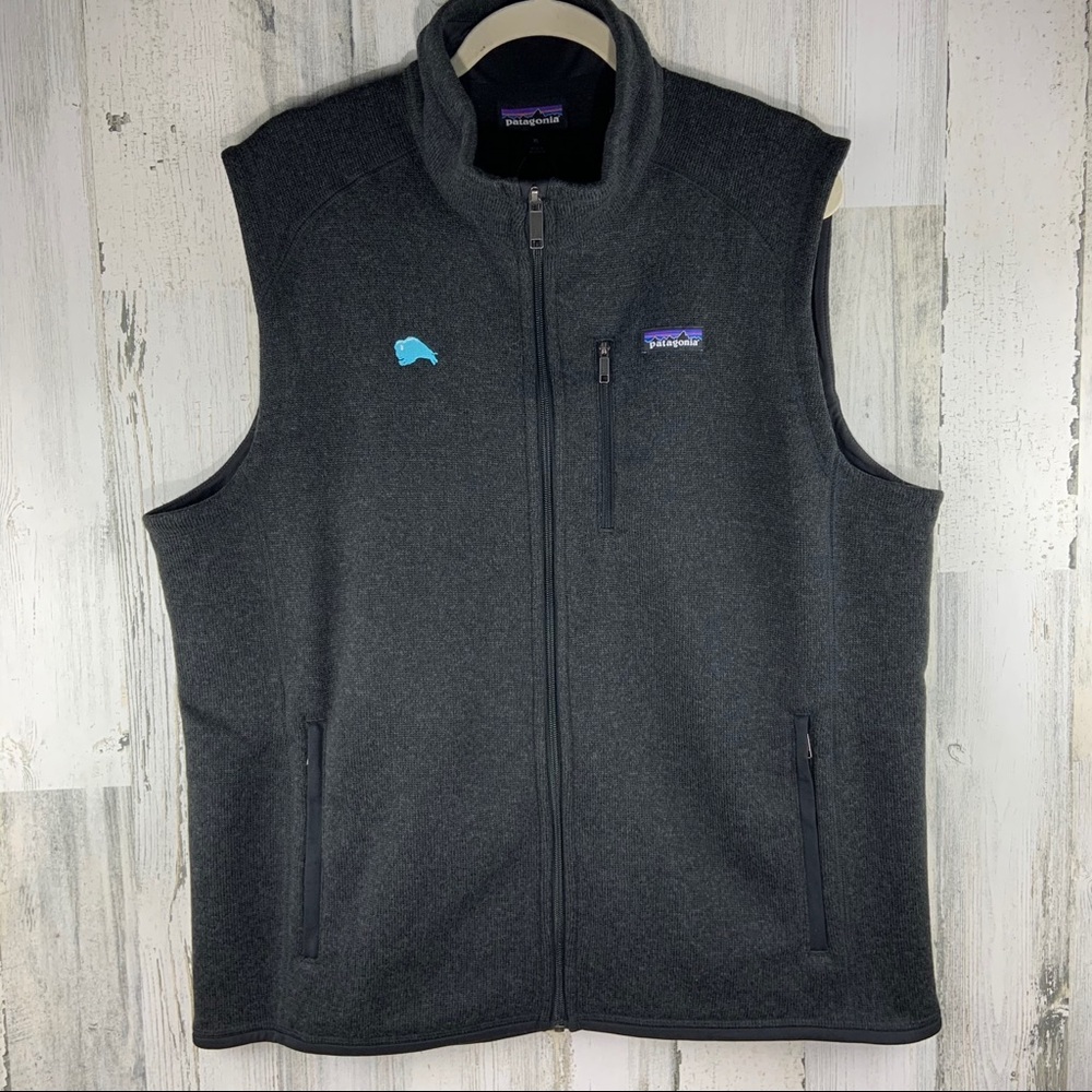NWOT PATAGONIA Black Better Sweater Vest Size XL